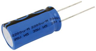 VISHAY MAL225090105E3 Capacitor Electrolítico, 1000 µF, 35 V, ± 20%, Conexión Radial, 7000 horas a 105°C, Polar
