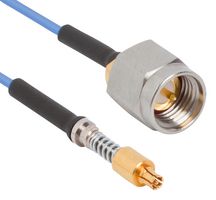 AMPHENOL SV MICROWAVE 7038-0371 Cable RF / Coaxial ensamblado, 12 ", 304.8 m, 0.047" Flexible, SMPS Hembra, RP SMA Macho, 50 ohm