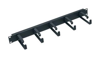 L-COM HCM-1D Cable Organizer, 1U, D-Ring, Cable Manager, L-com 19" Racks & Cabinets, HCM-xD Series