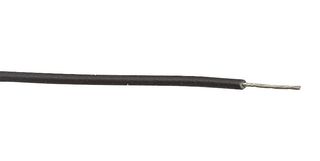 ALPHA WIRE 460819 BK005 Cable, PVC (Policloruro de Vinilo), Negro, 8 AWG, 19 x 0.75mm, 100 ft