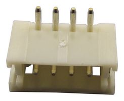 JST / JAPAN SOLDERLESS TERMINALS B4B-ZR-SM4-TF (LF)(SN) Cabezal de Pin, Cable-a-Tarjeta, 1.5 mm, 1 Líneas, 4 Contactos, Recto Montaje Superficial