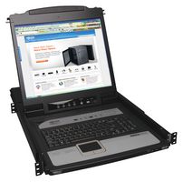 EATON TRIPP LITE B020-U08-19-1P Conmutador, KVM, Montaje en Rack, 1U, Automático, 16-Vías