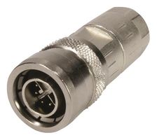 HARTING 21038811830 Conector para Sensor, M12, Male, 8 Contactos, Crimpado Macho, Montaje en Cable Recto