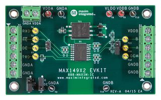 ANALOG DEVICES MAX149X2EVKIT# Evaluation Board, MAX14943, RS485 Transceivers