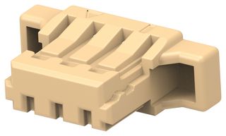 TE CONNECTIVITY 2495754-3 Carcasa de Conector, Natural, 1 Fila, WTB Series, Receptáculo eléctrico, 3 Posiciones, 0.8 mm
