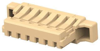 TE CONNECTIVITY 2495754-6 Carcasa de Conector, Natural, 1 Fila, WTB Series, Receptáculo eléctrico, 6 Posiciones, 0.8 mm
