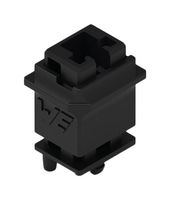 WURTH ELEKTRONIK 491105011 Automotive Connector Housing, Black, WR-WSP Series, Receptacle, 1 Positions