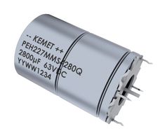 KEMET PEH227NKL3520QE4 Capacitor Electrolítico, 520 µF, 80 V, -10%, +30%, Estrella de Soldadura, 2000 horas a 150°C