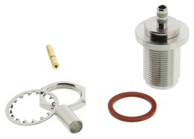 AMPHENOL RF 172106 Conector Coaxial / RF, N Type, Jack Pasamuro Recto, Crimpado, 50 ohm