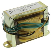 HAMMOND 166N24 Transformador Montaje en Chasis, Estilo Abierto, Bobina Doble Estilo Abierto, 115V, 1 x 24V, 96 VA