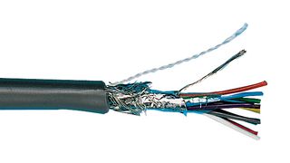 ALPHA WIRE 6300/10 SL005 Cable Multiconductor, Blindado, 10 Hilos, 24 AWG, 0.23 mm², 100 ft, 30.5 m