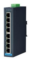 ADVANTECH EKI-2528-BE Switch, 8 Ports, Industrial, Unmanaged Fast Ethernet, DIN Rail / Wall, RJ45 x 8, 10Mbps, 100Mbps