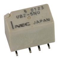 KEMET UB2-5NU Relevador de Señal, Miniatura, 5 VDC, DPDT, 1 A, UB2 Series, Montaje Superficial, Sin Enclavamiento