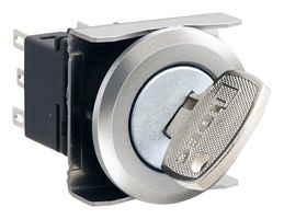 IDEC LBW6MK-3T3D Interruptor de Llave, Sostenido, 3PDT, LBW Series, 3 Posiciones, Conexión Rápida, Soldadura