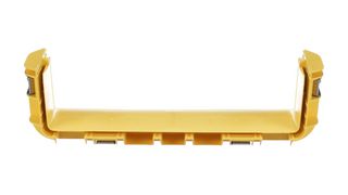 PANDUIT FRBC12X4LYL Acoplador Ruteador Fibra, Policarbonat/ABS, Amarillo, Sistema Enrutamiento 12" x 4", FiberRunner