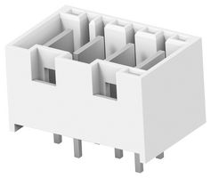 ERNI - TE CONNECTIVITY 3-2390868-4 Conector Rectangular de Potencia, 4 Contactos, RAST 5 Series, Montaje en PCB