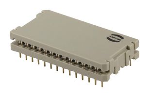 HARTING 09170289622 IDC Connector, Board In Connector, 2.54 mm, 2 Row, 28 Contacts, Cable Mount, Through Hole Mount