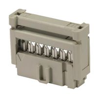 HARTING 09185146804 IDC Connector, Board In Connector, 2.54 mm, 2 Row, 14 Contacts, Cable Mount, Through Hole Mount