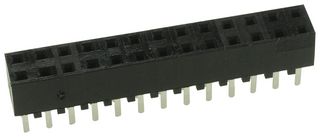 3M 150226-6002-RB PCB Receptacle, Board-to-Board, 2 mm, 2 Rows, 26 Contacts, Through Hole Mount, 1502 Series