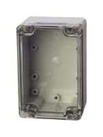 FIBOX PCT 081609 Carcasa de Plástico, Riel DIN, Multipurpose, Policarbonato, 160 mm, 79 mm, 83.8 mm, IP66, IP67