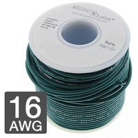 MULTICOMP PRO 24-15965 Cable, Alambre Automotriz, PVC (Policloruro de Vinilo), Verde, 16 AWG, 19 x 29AWG, 100 ft