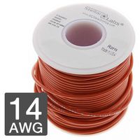 MULTICOMP PRO 24-15913 Wire, Hook Up Automotive, PVC, Orange, 14 AWG, 19 x 27AWG, 50 ft