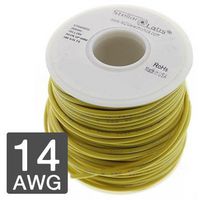 MULTICOMP PRO 24-15914 Wire, Hook Up Automotive, PVC, Yellow, 14 AWG, 19 x 27AWG, 50 ft