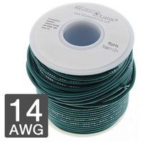 MULTICOMP PRO 24-15915 Wire, Hook Up Automotive, PVC, Green, 14 AWG, 19 x 27AWG, 50 ft