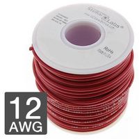 MULTICOMP PRO 24-15872 Cable, Alambre Automotriz, PVC (Policloruro de Vinilo), Rojo, 12 AWG, 19 x 25AWG, 25 ft
