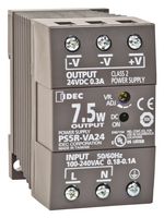 IDEC PS5R-VA12 Fuente de Alimentación Carril DIN AC/DC, ITE, 1 Salida, 7.5 W, 12 V, 600 mA