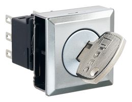 IDEC LBW7MK-2T3A Interruptor de Llave, Sostenido, 3PDT, LBW Series, 2 Posiciones, Conexión Rápida, Soldadura