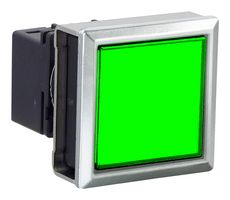 IDEC LBW7MP-1T04G LED Panel Mount Indicator, Green, 24 V, 16 mA, IP65
