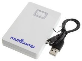 MULTICOMP PRO MC011332 Banco de Potencia, 5V, 5.2 Ah Capacidad, 2 Puertos, 102 mm x 15.8 mm x 66 mm