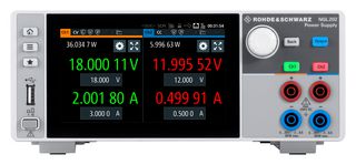 ROHDE & SCHWARZ NGL-COM2AP97 Fuente de Poder de Mesa, Adjustable, 2 Salidas, 0 V, 20 V, 6 A