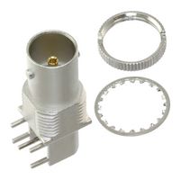 SAMTEC BNC7T-J-P-GN-RA-BM1D Conector Coaxial / RF, BNC Coaxial, Jack Pasamuro Ángulo Recto, Taladro Pasante Ángulo Recto