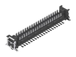 HARTING 15390400601234 Conector IDC, Cabezal IDC, Macho, 1.27 mm, 2 Hileras, 40 Contactos, Montaje Superficial
