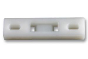 PANDUIT MTP6H-E10-C Cable Tie Mount, Multi Tie Plate, Cable Tie, Natural, Nylon 6.6 (Polyamide 6.6), 5.2 mm, 16 mm