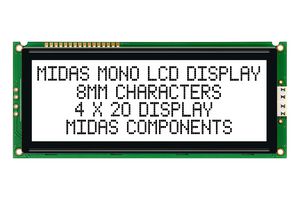 MIDAS DISPLAYS MC42008A6W-FPTLW