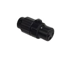 SWITCHCRAFT/CONXALL AAA3FBLP XLR Connector, 3 Contacts, Receptacle, Cable Mount, Silver Plated Contacts, Zinc Alloy Body