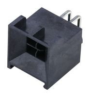 MOLEX 219637-1104 Cabezal de Pin, Cable-a-Tarjeta, 2.5 mm, 2 Líneas, 4 Contactos, THT (Through Hole) Ángulo Recto