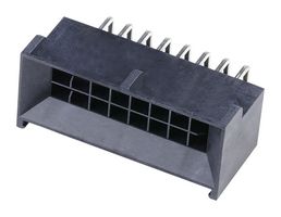 MOLEX 219637-1314 Pin Header, Wire-to-Board, 2.5 mm, 2 Rows, 14 Contacts, Through Hole Right Angle