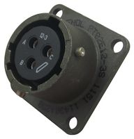 AMPHENOL INDUSTRIAL PT02E-12-3S(072) Conector Circular, Serie PT, MIL-DTL-26482 I, Módulo de Montaje en Caja, 3 Contactos