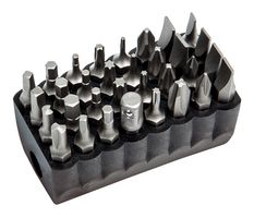 KLEIN TOOLS 32526 STANDARD TIP BIT SET, 32PIECE