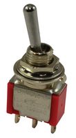 MULTICOMP PRO 1MS2T1B5M1QE Toggle Switch, On-(On), SPDT, Non Illuminated, 1MS2 Series, Panel Mount, 5 A