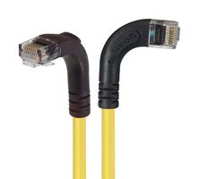 L-COM TRD695RA10Y-30 Cable Ethernet, Cat6, RJ45 90° Macho a RJ45 90° Macho, UTP (par trenzado sin blindaje), Amarillo