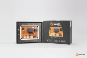 CLOUDIO-SMRTDEV-R-V1 - Tarjeta de Desarrollo Grasp.io Cloudio Smart, Complemento Raspberry Pi, Desarrollo IoT y Prototipado