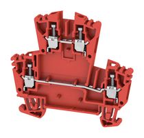 WEIDMULLER 1068010000 Bloque de Terminal c/Montaje en Riel DIN, De Paso, 4 Posiciones, 30 AWG, 12 AWG, 4 mm², Tornillo
