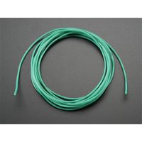 ADAFRUIT 1880 Wire, Hook Up, Silicone Rubber, Green, 26 AWG, 6 ft