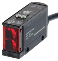 OMRON INDUSTRIAL AUTOMATION E3S-AT11-D Photoelectric Sensor, 7m, 700nm Red LED, Through Beam, Digital - NPN, Cable, IP67