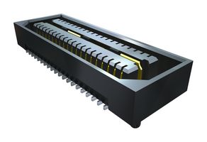 SAMTEC QSE-020-01-L-D-A-TR Mezzanine Connector, Receptacle, 0.8 mm, 2 Rows, 40 Contacts, Surface Mount, Phosphor Bronze